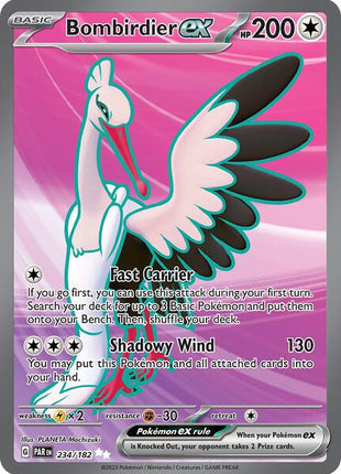 Bombirdier ex - 234/182 - SV04 Paradox Rift - Holofoil - Near Mint (NM)