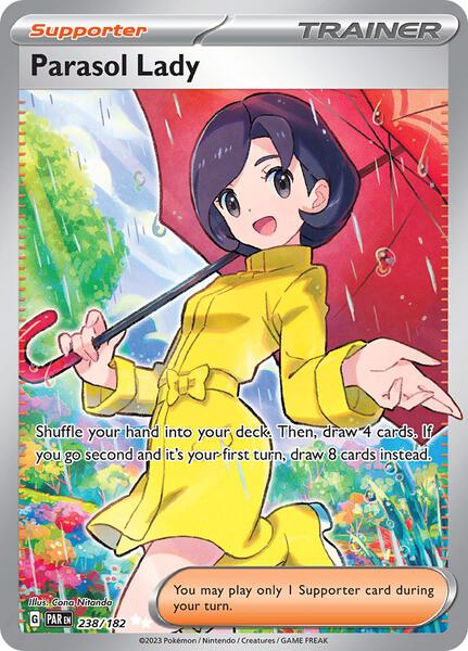 Parasol Lady - 238/182 - SV04 Paradox Rift - Holofoil - Near Mint (NM)