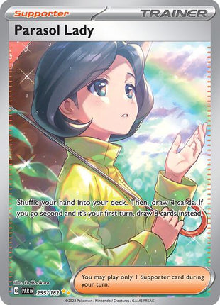 Parasol Lady - 255/182 - SV04 Paradox Rift - Holofoil - Near Mint (NM)