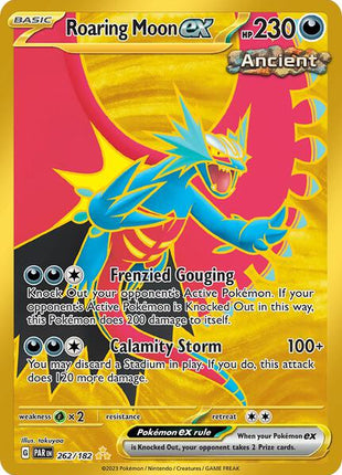 Roaring Moon ex - 262/182 - SV04 Paradox Rift - Holofoil - Near Mint (NM)