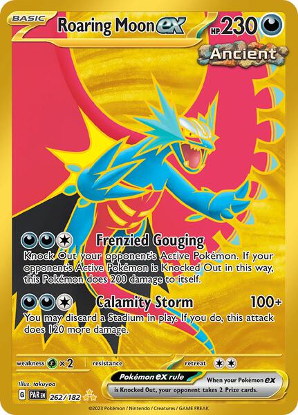 Roaring Moon ex - 262/182 - SV04 Paradox Rift - Holofoil - Near Mint (NM)