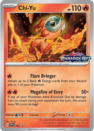 Chi-Yu - 057 (Prerelease) - SV Scarlet and Violet Promo Cards - Holofoil - Near Mint (NM)