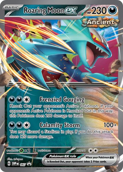 Roaring Moon ex - 067 - SV Scarlet and Violet Promo Cards - Holofoil - Near Mint (NM)