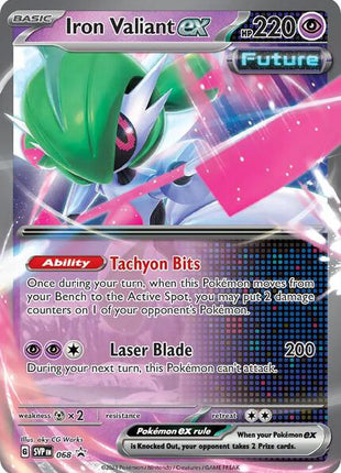 Iron Valiant ex - 068 - SV Scarlet and Violet Promo Cards - Holofoil - Near Mint (NM)