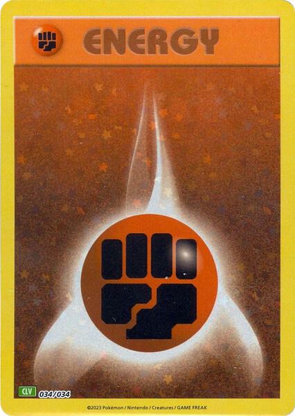Basic Fighting Energy - Trading Card Game Classic - Holofoil - Near Mint (NM)