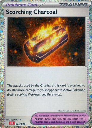 Scorching Charcoal - Trading Card Game Classic - Holofoil - Near Mint (NM)