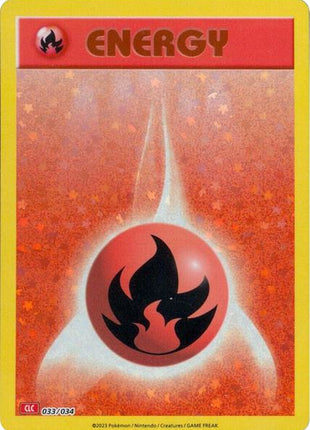 Basic Fire Energy - Trading Card Game Classic - Holofoil - Near Mint (NM)