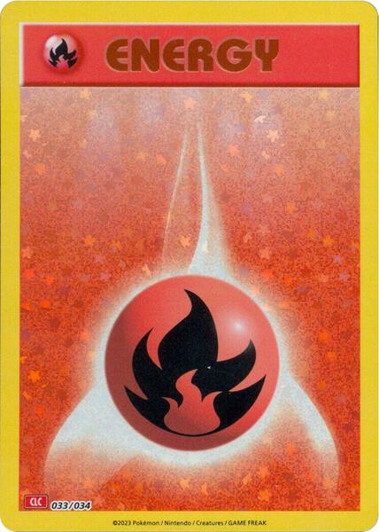 Basic Fire Energy - Trading Card Game Classic - Holofoil - Near Mint (NM)