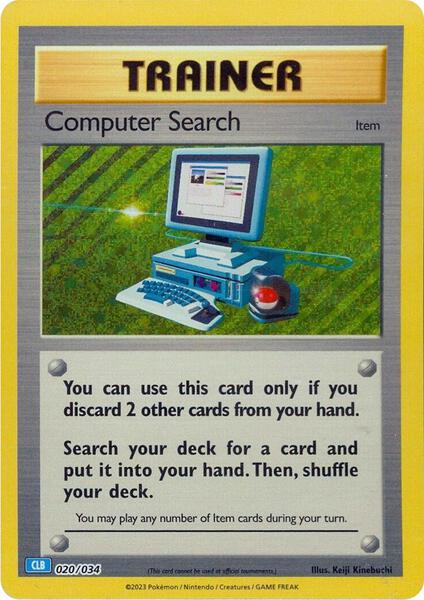 Computer Search (CLB) - Trading Card Game Classic - Holofoil - Near Mint (NM)