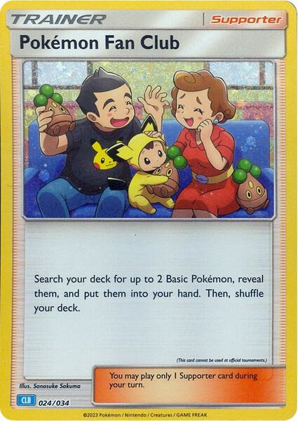 Pokemon Fan Club (CLB) - Trading Card Game Classic - Holofoil - Near Mint (NM)