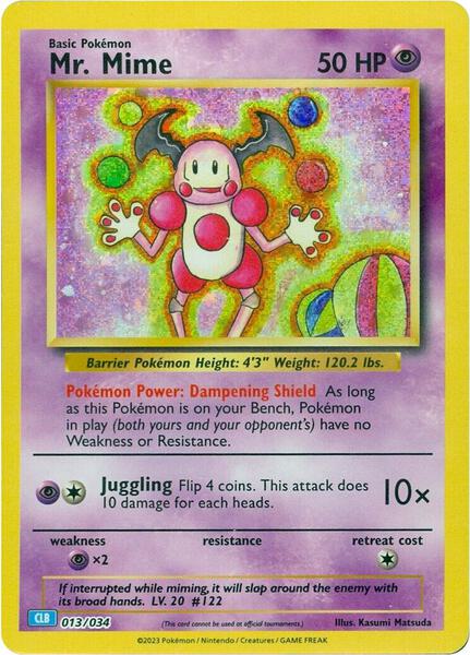 Mr. Mime - Trading Card Game Classic - Holofoil - Near Mint (NM)