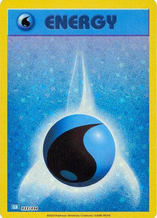 Basic Water Energy - Trading Card Game Classic - Holofoil - Near Mint (NM)