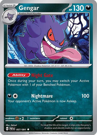 Gengar - SV Paldean Fates - Near Mint (NM)