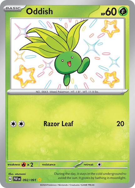 Oddish - SV Paldean Fates - Holofoil - Near Mint (NM)