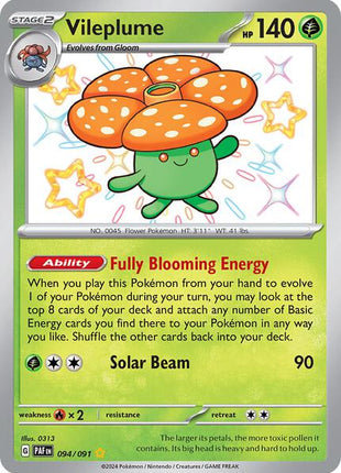 Vileplume - SV Paldean Fates - Holofoil - Near Mint (NM)