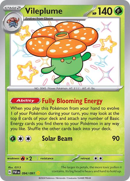 Vileplume - SV Paldean Fates - Holofoil - Near Mint (NM)