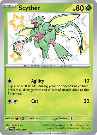Scyther - SV Paldean Fates - Holofoil - Near Mint (NM)