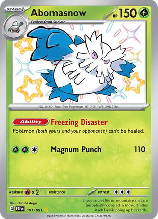Abomasnow - SV Paldean Fates - Holofoil - Near Mint (NM)