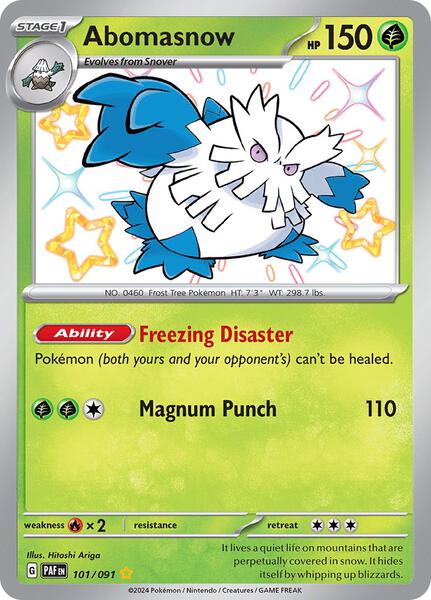 Abomasnow - SV Paldean Fates - Holofoil - Near Mint (NM)