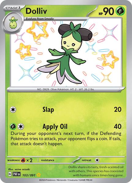 Dolliv - SV Paldean Fates - Holofoil - Near Mint (NM)