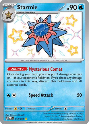 Starmie - SV Paldean Fates - Holofoil - Near Mint (NM)