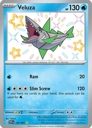 Veluza - 125/091 - SV Paldean Fates - Holofoil - Near Mint (NM)