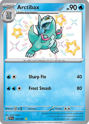 Arctibax - SV Paldean Fates - Holofoil - Near Mint (NM)