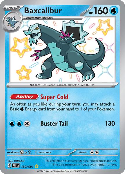 Baxcalibur - SV Paldean Fates - Holofoil - Near Mint (NM)