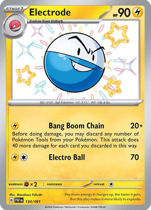 Electrode - SV Paldean Fates - Holofoil - Near Mint (NM)