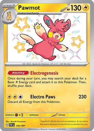 Pawmot - SV Paldean Fates - Holofoil - Near Mint (NM)