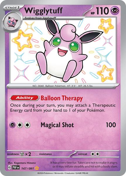 Wigglytuff - SV Paldean Fates - Holofoil - Near Mint (NM)