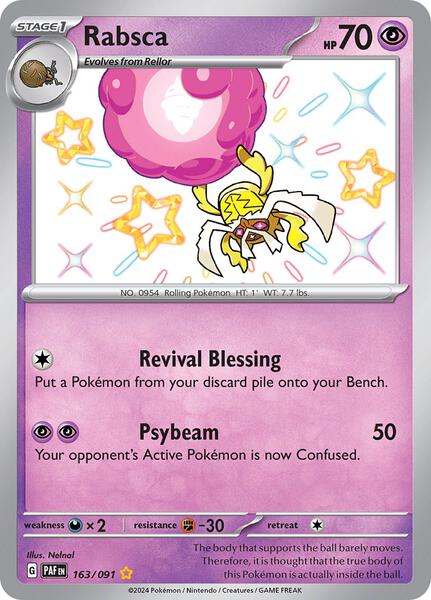 Rabsca - SV Paldean Fates - Holofoil - Near Mint (NM)