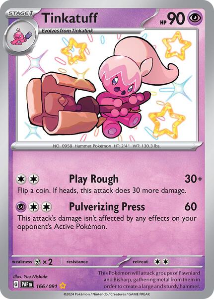Tinkatuff - SV Paldean Fates - Holofoil - Near Mint (NM)