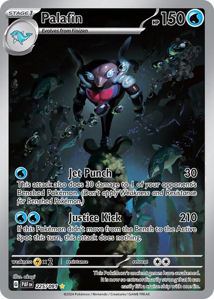 Palafin - 225/091 - SV Paldean Fates - Holofoil - Near Mint (NM)