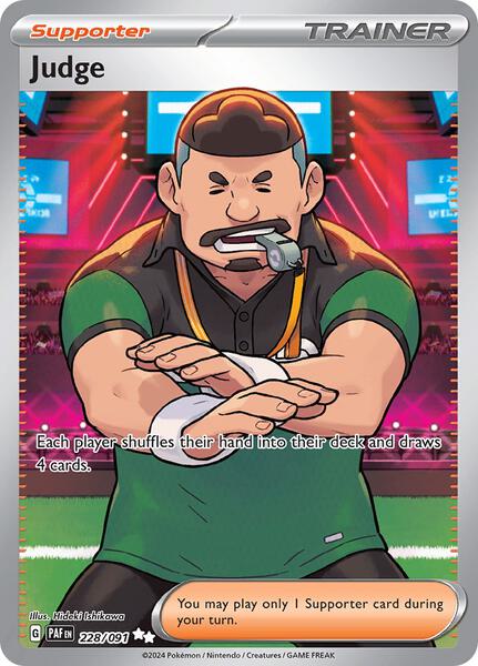 Judge - SV Paldean Fates - Holofoil - Near Mint (NM)