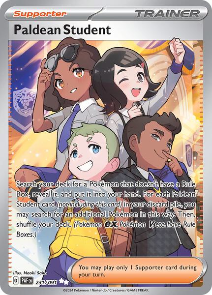 Paldean Student - 231/091 - SV Paldean Fates - Holofoil - Near Mint (NM)
