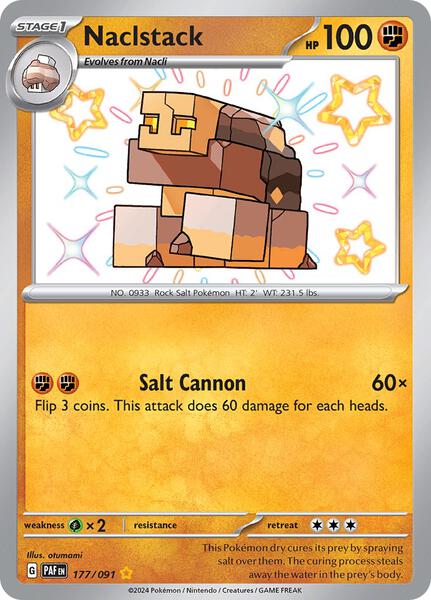 Naclstack - SV Paldean Fates - Holofoil - Near Mint (NM)