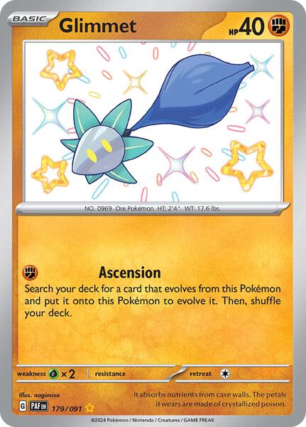 Glimmet - SV Paldean Fates - Holofoil - Near Mint (NM)