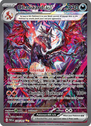 Charizard ex - 234/091 - SV Paldean Fates - Holofoil - Near Mint (NM)