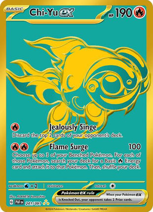 Chi-Yu ex - SV Paldean Fates - Holofoil - Near Mint (NM)