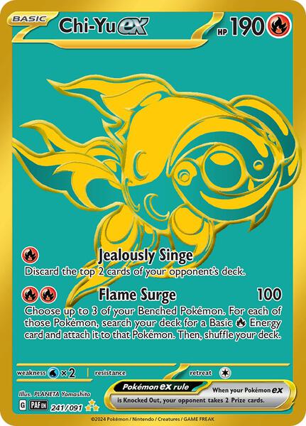 Chi-Yu ex - SV Paldean Fates - Holofoil - Near Mint (NM)