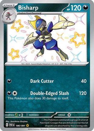 Bisharp - SV Paldean Fates - Holofoil - Near Mint (NM)