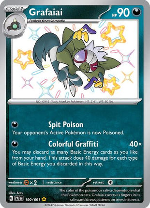 Grafaiai - SV Paldean Fates - Holofoil - Near Mint (NM)