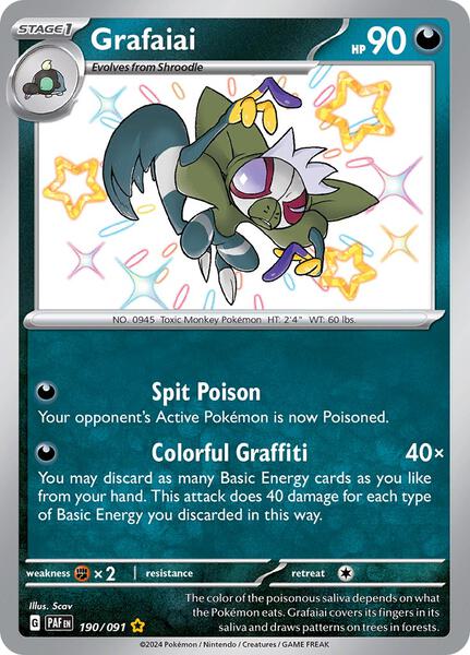 Grafaiai - SV Paldean Fates - Holofoil - Near Mint (NM)