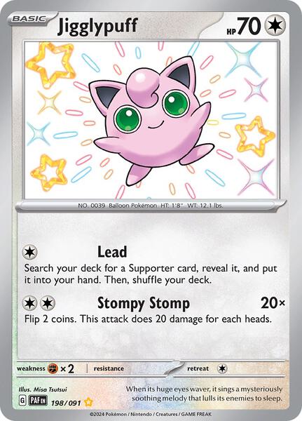 Jigglypuff - SV Paldean Fates - Holofoil - Near Mint (NM)