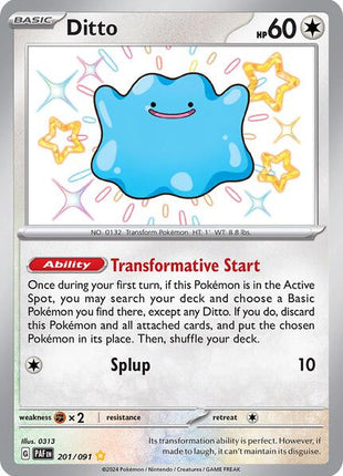 Ditto - SV Paldean Fates - Holofoil - Near Mint (NM)