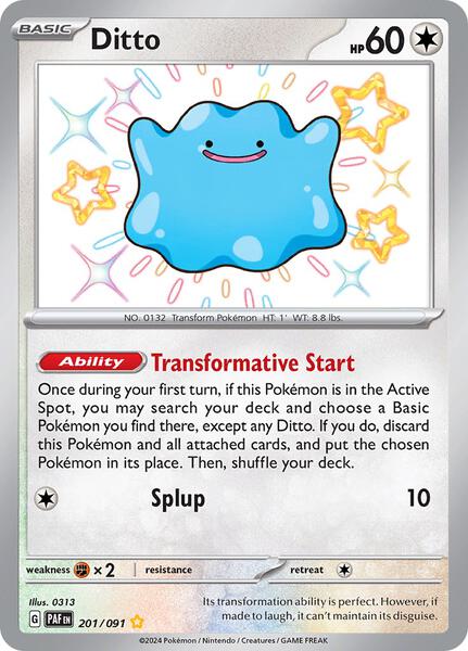 Ditto - SV Paldean Fates - Holofoil - Near Mint (NM)