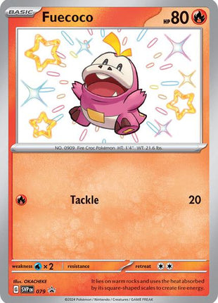 Fuecoco - 079 - SV Scarlet and Violet Promo Cards - Holofoil - Near Mint (NM)