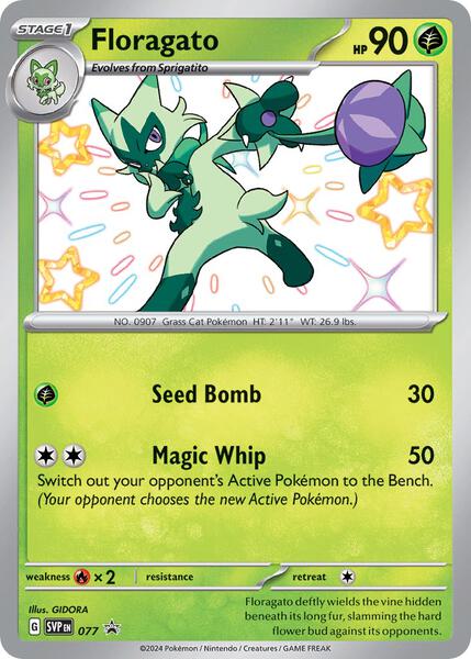 Floragato - 077 - SV Scarlet and Violet Promo Cards - Holofoil - Near Mint (NM)