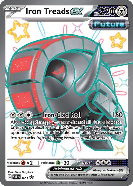 Iron Treads ex - 073 - SV Scarlet and Violet Promo Cards - Holofoil - Near Mint (NM)